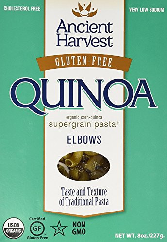 Ancient Harvest Quinoa - Organic Gluten-Free Supergrain Quinoa Pasta Elbows - 8 oz.-pack of 2-