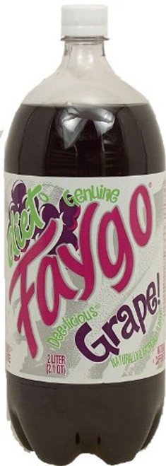 Faygo diet grape flavor soda 2-liter plastic bottle Faygo diet grape flavor soda 2-liter plastic bottle