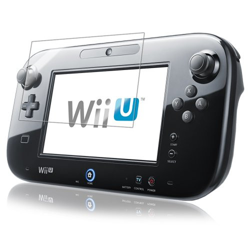 IQ Shield Screen Protector Compatible with Nintendo Wii-U Gamepad -Gamepad Only--2-Pack- LiquidSkin Anti-Bubble Clear Film
