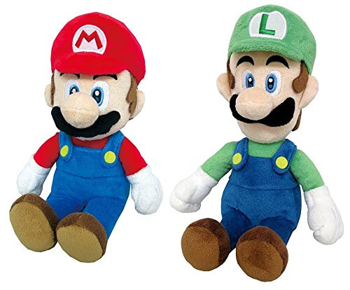 Little Buddy Set of 2 Super Star 1414 Mario & 1415 Luigi Stuffed Plush Dolls Little Buddy Set of 2 Super Star 1414 Mario & 1415 Luigi Stuffed Plush Dolls