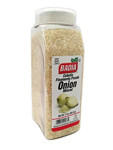 17 oz Bottle-Onion Minced Dried / Cebolla Picada Seca Gluten Free Kosher