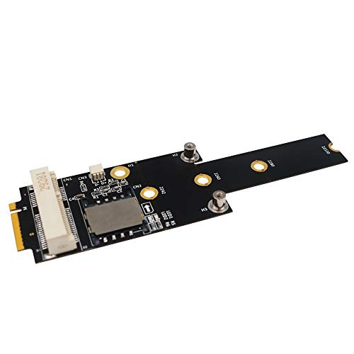 Mini PCI-E to M.2-NGFF- Key M Adapter with SIM Card Slot for WiFi/WWAN/LTE Module