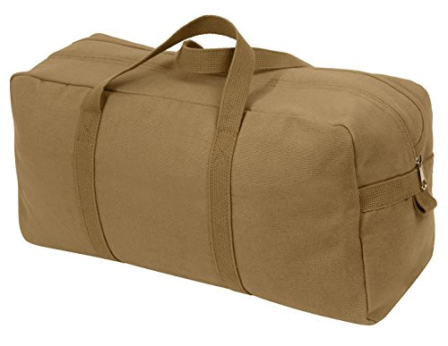 Rothco Canvas Tanker Style Tool Bag -Coyote Brown 19 X 9 X 6-