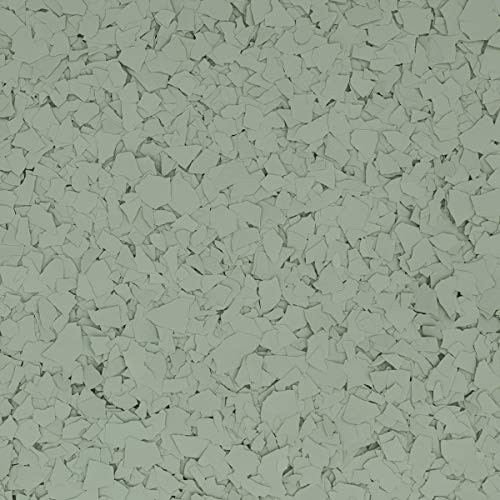 The Original Color Chips Decorative Floor Coating Flakes Light Green 1/4 inch per lb
