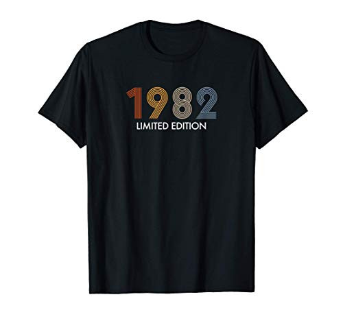 Retro 39 Years Vintage 1982 Limited Edition 39th Birthday T-Shirt