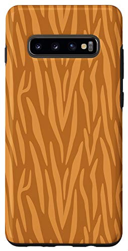 Galaxy S10 Plus Orange Yellow Red Zebra Print Animal AEW079 Case