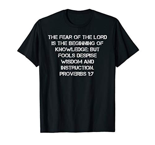 Proverbs 17 KJV Bible Verse Christian T-Shirt