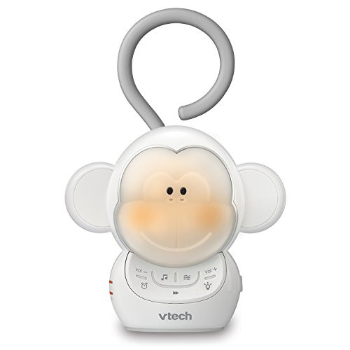 VTech BC8211 Myla the Monkey Baby Sleep Soother with a White Noise Sound Machine Featuring 5 Soft Ambient Sounds, 5 Calming Melodies & Soft-glow Night Light VTech BC8211 Myla the Monkey Baby Sleep Soother with a White Noise Sound Machine Featuring 5 Soft Ambient Sounds, 5 Calming Melodies & Soft-glow Night Light