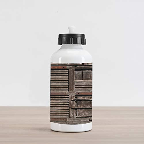 Ambesonne Rustic Aluminum Water Bottle Vintage Wooden Italian Countryside Cottage Door Row Structured Region Style Picture Aluminum Insulated Spill-Proof Travel Sports Water Bottle Umber Brown Ambesonne Rustic Aluminum Water Bottle Vintage Wooden Italian Countryside Cottage Door Row Structured Region Style Picture Aluminum Insulated Spill-Proof Travel Sports Water Bottle Umber Brown