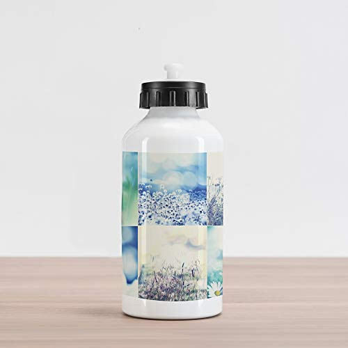 Lunarable Country Aluminum Water Bottle Spring Wild Flowers Themed Collage with Daisy and Violets in The Meadow Countryside Aluminum Insulated Spill-Proof Travel Sports Water Bottle Blue Beige Lunarable Country Aluminum Water Bottle Spring Wild Flowers Themed Collage with Daisy and Violets in The Meadow Countryside Aluminum Insulated Spill-Proof Travel Sports Water Bottle Blue Beige