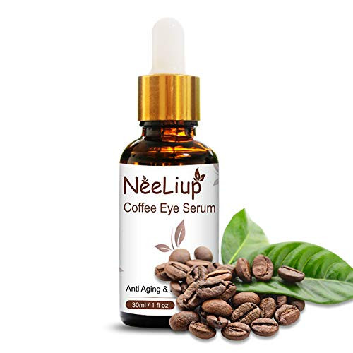 Eye Serum - Eye essence treatment coffee Eye Serum Anti Aging Dark Circle Eye Puffiness and Eye Moisturizer with Vitamin  and  C Caffeine  and  Hyaluronic