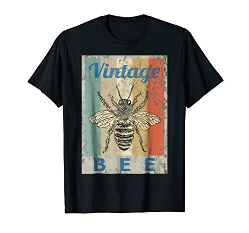 Vintage Style Bee Queen Honey Beekeeper Beekeeping T-Shirt Vintage Style Bee Queen Honey Beekeeper Beekeeping T-Shirt