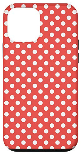 iPhone 12 mini Red Polka Dot Pattern Circle Spots Retro Gift For Women Girl Case