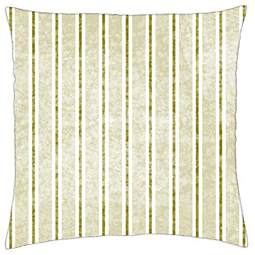LESGAULEST Throw Pillow Cover -24x24 inch- - Pattern Background Stripes Lines Green Wallpaper LESGAULEST Throw Pillow Cover -24x24 inch- - Pattern Background Stripes Lines Green Wallpaper