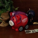 FOCO Detroit Red Wings Thematic Piggy Bank