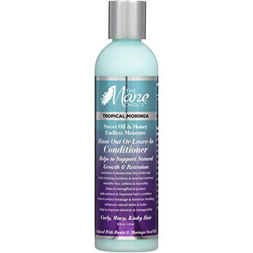The Mane Choice The mane choice tropical moringa sweet oil and honey rinse out or leave in conditioner 8 Fl Oz The Mane Choice The mane choice tropical moringa sweet oil and honey rinse out or leave in conditioner 8 Fl Oz