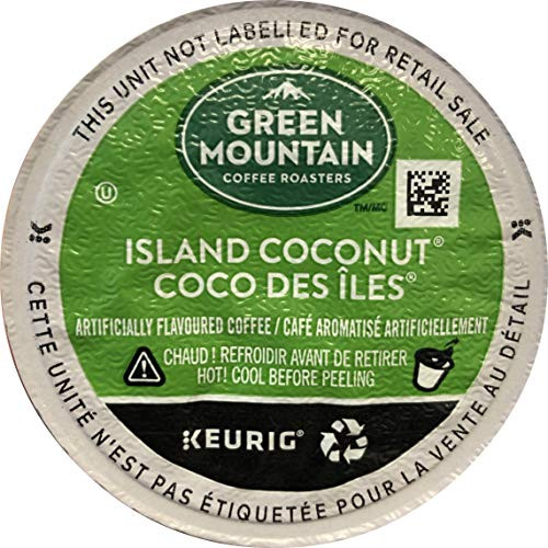 Green Mountain Coffee Island Coconut K-Cups for Keurig K-Cup Brewers 18 Count -Packaging May Vary-