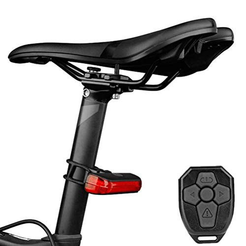 LED Bike Tail Light with Turn Signals Ultra Bright Waterproof USB Rechargeable Rear Bike Light with Wireless Remote Control Bicycle Taillight Bike Tail Lamp Cycling Safety LED Bike Tail Light