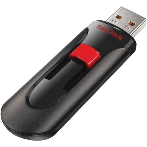 SanDisk Cruzer Glide 64 GB USB 2.0 Flash Drive - Black Red -SDCZ60-064G-A46- - SanDisk Cruzer Glide 64 GB USB 2.0 Flash Drive - Black Red -SDCZ60-064G-A46- -