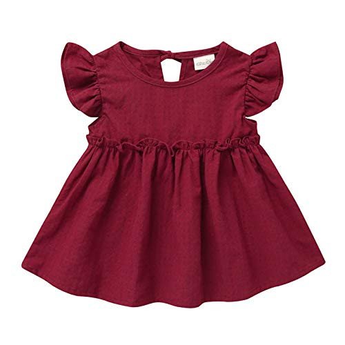 Gallity Infant Baby Girl Sleeveless Dress Solid Little Girl Princess Dress Kids Girl Party Dress A-Line Dress Ruffle Sleeve Casual Dress Frill Bubble Dress Skirt Girl Clothing Gallity Infant Baby Girl Sleeveless Dress Solid Little Girl Princess Dress Kids Girl Party Dress A-Line Dress Ruffle Sleeve Casual Dress Frill Bubble Dress Skirt Girl Clothing