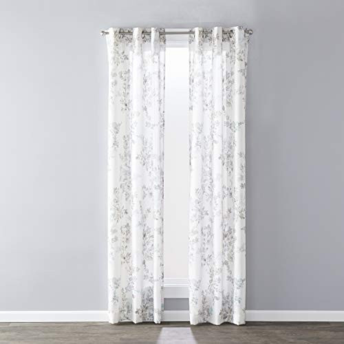 SKL Home by Saturday Knight Ltd. SUNSAFE Refresh Floral Spa Curtain Panel 40 inch x 63 inch