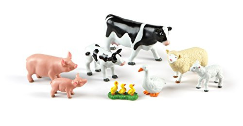 Learning Resources Jumbo Farm Animals: Mommas and Babies Toy Set, 8 Pieces Learning Resources Jumbo Farm Animals: Mommas and Babies Toy Set, 8 Pieces