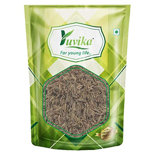 YUVIKA Shahi Jeera - Jeera Kala Asli - Centratherum Anthelminticum - Green Cumin -100 GM-