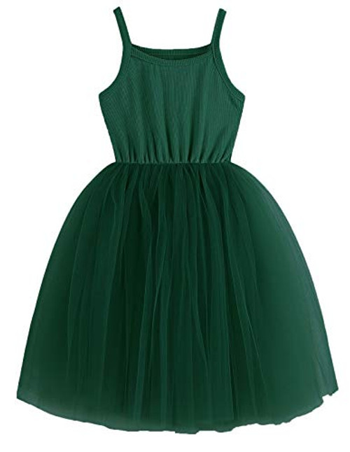 GSVIBK Baby Girls Tutu Dress Toddler Tulle Tutu Dress Infant Tulle Dresses Princess Party Dress 580 Dark Green 5T GSVIBK Baby Girls Tutu Dress Toddler Tulle Tutu Dress Infant Tulle Dresses Princess Party Dress 580 Dark Green 5T