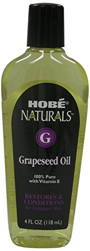 Hobe Naturals Grapeseed Oil 4-Fluid Ounce -Pack of 3-