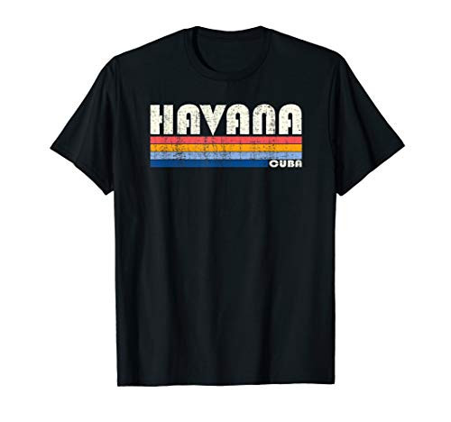 Vintage 70s 80s Style Havana Cuba T-Shirt