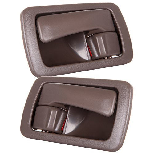 LSAILON Interior Door Handles Driver Passenger-Left Right- Side Brown fits 1992-1996 for Toyota Camry-2pcs-