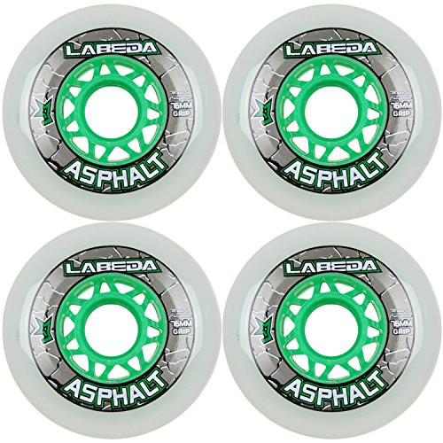 LABEDA WHEELS Inline Roller Hockey GRIPPER ASPHALT OUTDOOR WHITE (76)