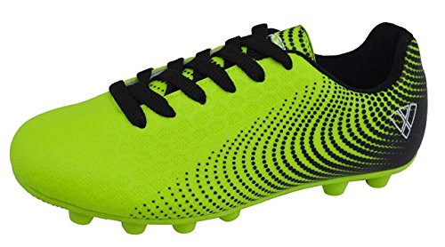 Vizari Kids Stealth FG Soccer Cleats Green/Black 5.5 M US Big Kid