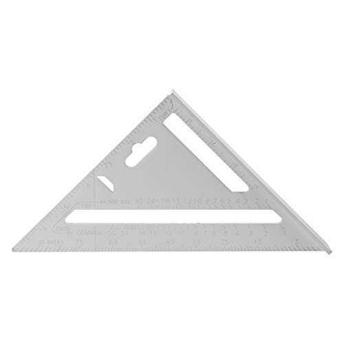7 Inch Measuring Ruler Square Carpenter Layout Tool Triangle Angle Measurement Protractor Home Craft Ruler