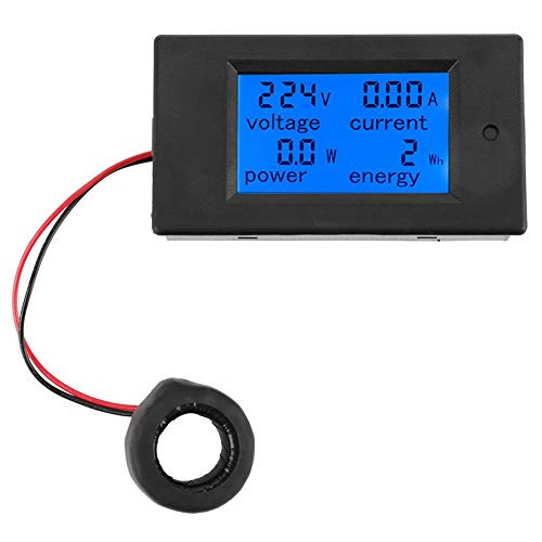 PEACEFAIR PZEM-061 LCD Voltage Current Power Energy Meter Backlight Digital Display Coil Transformer 100A AC80-260V  Plus CT