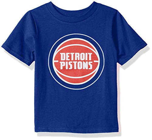 Outerstuff Youth NBA  inchPrimary Logo inch Short Sleeve Basic Tee Detroit Pistons Royal Youth X-Large -16-18-