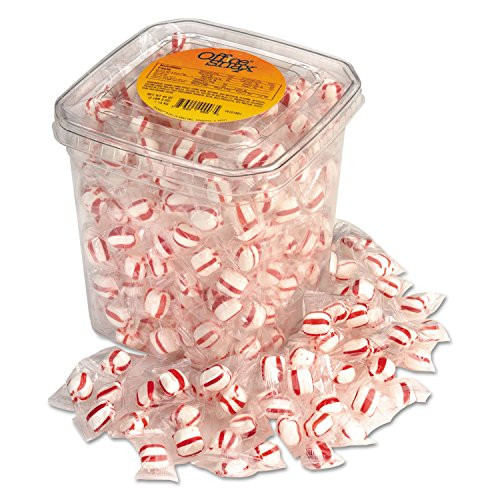 Office Snax Peppermint Puff Candies Tub Office Snax Peppermint Puff Candies Tub