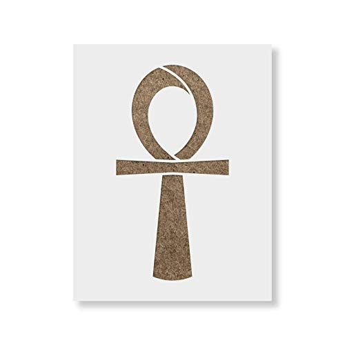 Ankh Stencil - Reusable Stencils for Painting - Mylar Stencil for Crafts and Decor