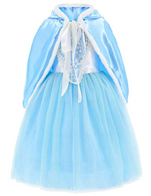 Princess Costumes Fancy Party BirthdayChristmas Dress Up for Little Girls 10-11 Years-150cm- Princess Costumes Fancy Party BirthdayChristmas Dress Up for Little Girls 10-11 Years-150cm-