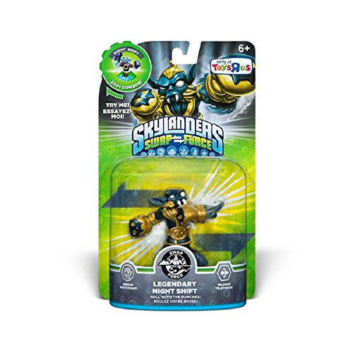 Skylanders SWAP Force Character Legendary Night Shift