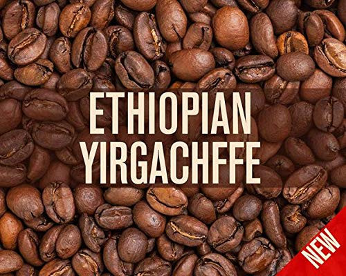 Ethiopian Yirgacheffe Misty Valley Natural Processed Coffee Beans -Unroasted Green Beans 2 Pounds Whole Beans-