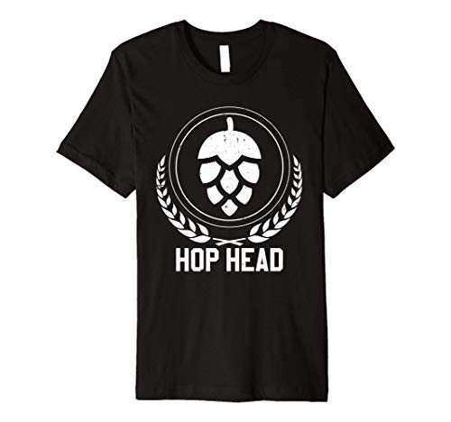 Hop Head - Craft Beer Brewer Hops IPA Drinking Homebrew Gift Premium T-Shirt