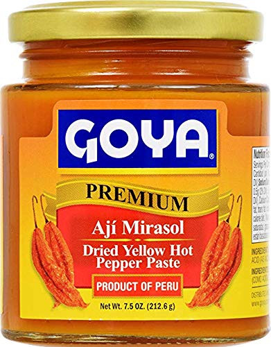 Goya Aji Mirasol Dried Yellow Hot Pepper Paste 7.5 Ounce