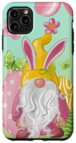 iPhone 11 Pro Max Easter Gnomes With Bunny Ears For Egg Hunting - Cute Gnome Case
