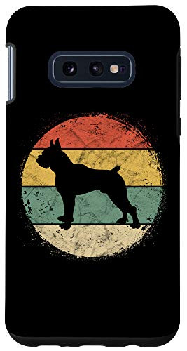 Galaxy S10e Retro Circle Boxer Owner Gift Boxer Dad Mom Case