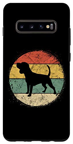 Galaxy S10 Plus Retro Circle Beagle Owner Gift Tricolor Beagle Dad Mom Case