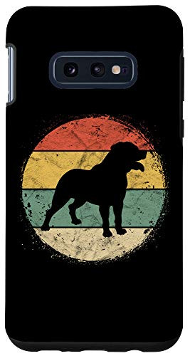 Galaxy S10e Retro Circle Rottweiler Owner Gift Rottie Dad Rott Mom Case