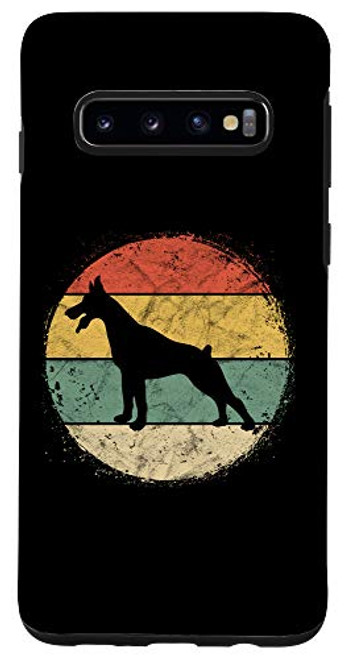 Galaxy S10 Retro Circle Doberman Owner Gift Pinschers Dobie Dad Mom Case Galaxy S10 Retro Circle Doberman Owner Gift Pinschers Dobie Dad Mom Case