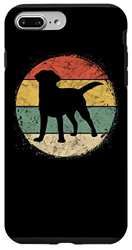 iPhone 7 Plus/8 Plus Retro Circle Labrador Owner Gift Golden Black Lab Dad Mom Case
