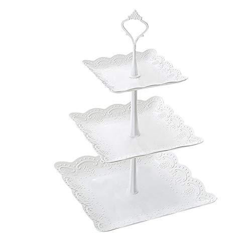 Cupcake Stand3-Tier Cupcake Stand Cake Dessert Wedding Event Party Display Tower Plate New -A-